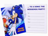 Sonic Birthday Invitation Templates sonic the Hedgehog Invitations Birthdayexpress Com
