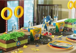 Sonic Birthday Party Decorations Cupcake Wishes Birthday Dreams Real Parties Adam 39 S