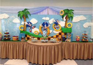 Sonic Birthday Party Decorations sonic the Hedgehog Birthday Party Ideas sonic