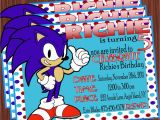 Sonic Birthday Party Invitations sonic the Hedgehog Invitation Mimi 39 S Dollhouse