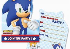 Sonic the Hedgehog Birthday Invitations sonic Birthday Invitations Best Party Ideas