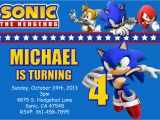 Sonic the Hedgehog Birthday Invitations sonic the Hedgehog Birthday Invitations Dolanpedia
