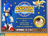 Sonic the Hedgehog Birthday Party Invitations Unavailable Listing On Etsy