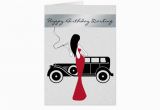 Sophisticated Birthday Cards sophisticated Elegant Chic Woman Happy Birthday Card