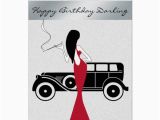 Sophisticated Birthday Cards sophisticated Elegant Chic Woman Happy Birthday Card