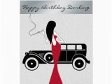 Sophisticated Birthday Cards sophisticated Elegant Chic Woman Happy Birthday Card Zazzle