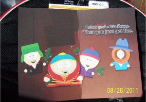 South Park Birthday Card south Park 4pc Motion Holographic Birthday Cards Free