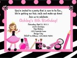 Spa Birthday Party Invitations for Kids Kids Spa Party Invitations Home Party Ideas