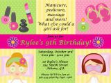 Spa Birthday Party Invitations for Kids Spa Party Invitations are Easy to Make You Can Start