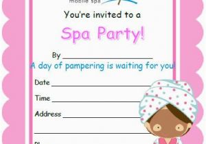 Spa Birthday Party Invitations Printables Free Driving Salon Clients During the Quiet Times Phorest Blog
