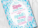 Spa Birthday Party Invitations Printables Free Spa Birthday Party Invitations Party Invitations Templates