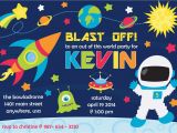 Spaceship Birthday Invitations Birthday Party Invitations for Boys Free Invitation
