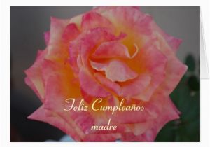 Spanish Birthday Cards for Mom Spanish Birthday Card for Mother Zazzle