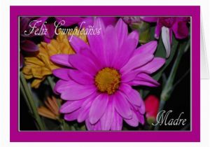 Spanish Birthday Cards for Mom Spanish Birthday Card Mother Zazzle