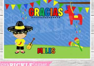 Spanish Birthday Cards Printable Fiesta Kids Printable Birthday Invitation