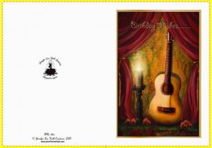 Spanish Birthday Cards Printable Printable Spanish Guitar Birthday Card