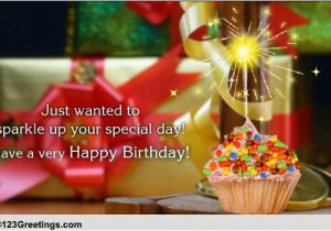 Sparkling Birthday Greeting Cards A Sparkling Birthday Wish Free Happy Birthday Ecards