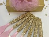 Sparkly Birthday Decorations 20 Glitter Party Plastic Utensils forks by Partypresentation