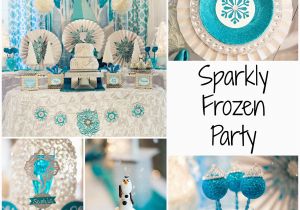 Sparkly Birthday Decorations Sparkle Glitz Glam Frozen Party Ideas Creative Juice