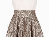 Sparkly Birthday Dresses Glitter Empress Dress Gold Sequin Skirt Bodice and ash