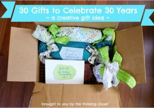 Special 30th Birthday Gifts for Her Creative 30th Birthday Gift Idea the Thinking Closet