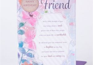 Special Friend Birthday Card Verses Birthday Card A Special Friend Indeed Only 89p