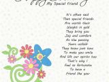 Special Friend Birthday Card Verses Happy Birthday to A Special Friend Happy Birthday Images