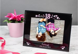 Special Gifts for Her 18th Birthday Personalised 18th Birthday Glass Photo Frame Buy From