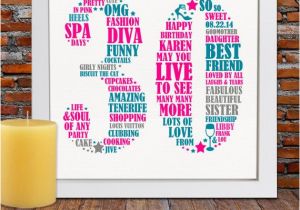 Special Gifts for Her 30th Birthday Personalized Birthday Gift 30th Birthday 30th by Blingprints