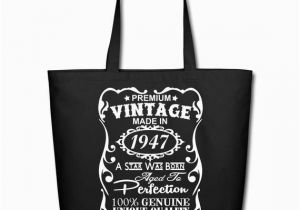 Special Gifts for Her 70th Birthday 70th Birthday Gift Ideas Unique tote Bag Made In 1947