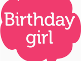 Speech for Birthday Girl Birthday Girl Speech Bubble Cutout Speech Bubble Cutout