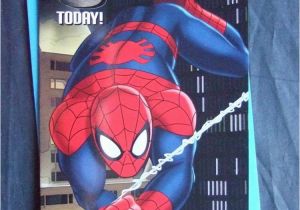 Spiderman Birthday Card Sayings 6th Age 6 Spiderman Official Birthday Card Ebay