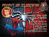 Spiderman Birthday Invitations with Photo Kids Birthday Party Invitations Wording Free Invitation