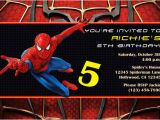 Spiderman Birthday Invites Spiderman Invitations General Prints