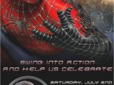 Spiderman Birthday Invites Spiderman Personalized Birthday Party Invitation