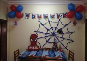 Spiderman Birthday Party Decoration Ideas Spiderman theme for Birthday Party Birthday Ideas