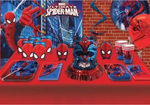 Spiderman Birthday Party Decoration Ideas Superhero Birthday Party Partycheap
