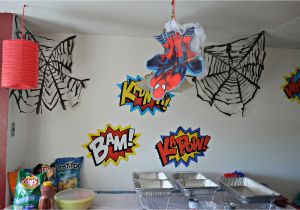 Spiderman Decorations for Birthday Party A Spidery Spider Man Birthday Party Building Our Story