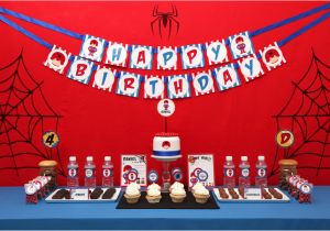 Spiderman Decorations for Birthday Party Birthday Party Ideas Birthday Party Ideas Spiderman