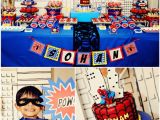 Spiderman Decorations for Birthday Party Boys Party Ideas A Spiderman Inspired Super Hero