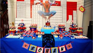 Spiderman Decorations for Birthday Party the Party Wall Spiderman Birthday Party Part 1 2 as