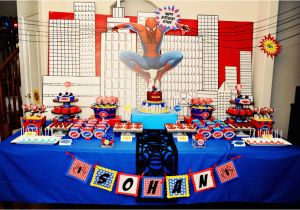 Spiderman Decorations for Birthday Party the Party Wall Spiderman Birthday Party Part 1 2 as