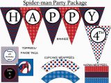 Spiderman Happy Birthday Banner Printable Free Chandeliers Pendant Lights