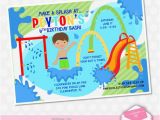 Splash Pad Birthday Invitations Splash Pad Park Birthday and Water Parks On Pinterest