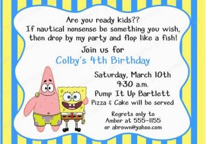 Spongebob 1st Birthday Invitations 10 Spongebob Birthday Invitations with Envelopes Free Return