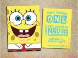 Spongebob 1st Birthday Invitations 73 Best Images About Spongebob On Pinterest Homemade