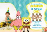 Spongebob 1st Birthday Invitations Spongebob 1st Birthday Invitations Best Party Ideas