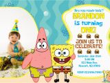 Spongebob 1st Birthday Invitations Spongebob 1st Birthday Invitations Best Party Ideas