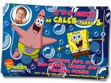 Spongebob 1st Birthday Invitations Spongebob Birthday Invitations Printable Personalized