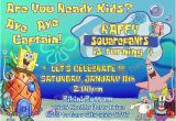Spongebob 1st Birthday Invitations Spongebob First Birthday Invitations